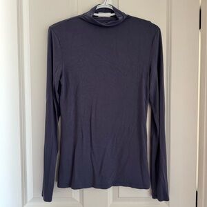 Aritzia Babaton Soft Rayon Long Sleeve Mock Neck